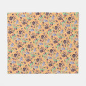 Stop en Ruik het palatroonvezel van de aardbeien Fleece Deken (Voorkant (Horizontaal))