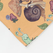 Stop en Ruik het palatroonvezel van de aardbeien Fleece Deken (Hoek)