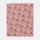 Stop en Ruik het palatroonvezel van de aardbeien Fleece Deken (Voorkant)