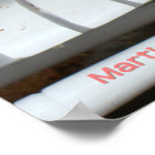 Stop en ruik het Roos Poster (Hoek)