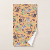 Stop en ruik het slakkenpatroon van aardbeien bad handdoek (Handdoek)