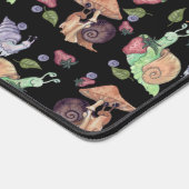 Stop en ruik het slakkenpatroon van aardbeien bureaumat (Hoek)