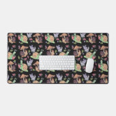 Stop en ruik het slakkenpatroon van aardbeien bureaumat (Keyboard & Muis)