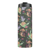 Stop en ruik het slakkenpatroon van aardbeien thermosbeker (Voorkant)