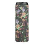 Stop en ruik het slakkenpatroon van aardbeien thermosbeker (Achterkant)