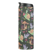 Stop en ruik het slakkenpatroon van aardbeien thermosbeker (Geroteerd rechts)