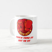 Stop er maar mee!    Niet! Koffiemok (Voorkant links)