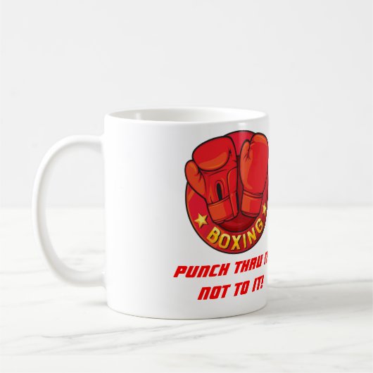 Stop er maar mee!    Niet! Koffiemok (Links)