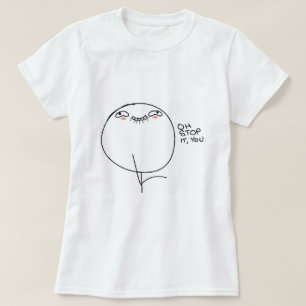 Stop ermee, jij. Comic Face T-shirt