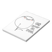 Stop ermee. - meme notitieblok (Linkerzijde)