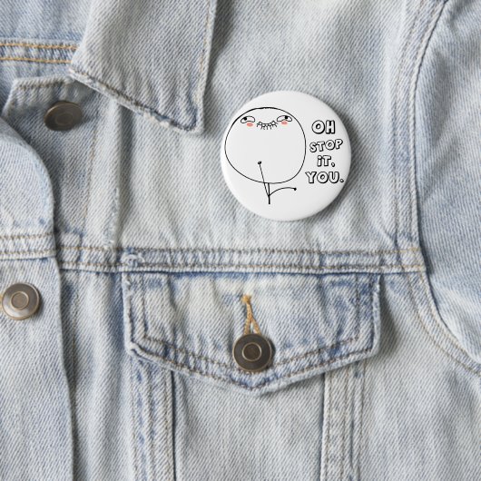 Stop ermee. - meme ronde button 5,7 cm (In situ)