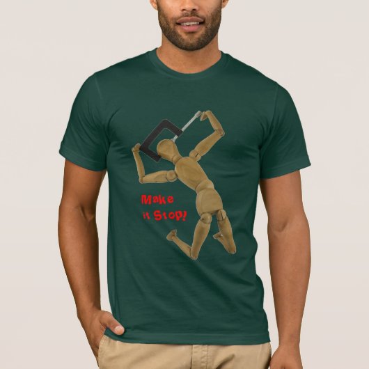 Stop ermee! T-shirt (Voorkant)