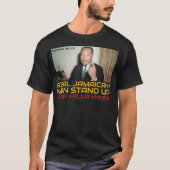 STOP FALLA. YNKEE Basic Donkere T-Shirt (Voorkant)