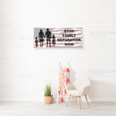 STOP FAMILIESEPARATION Anti Trump Immigration Sign Spandoek (Insitu)