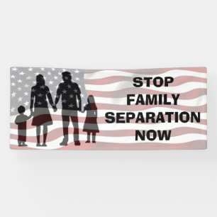 STOP FAMILIESEPARATION Anti Trump Immigration Sign Spandoek