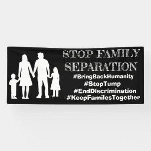 STOP FAMILIESEPARATION Anti Trump Immigration Sign Spandoek