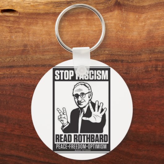 Stop fascisme sleutelhanger (Voorkant)