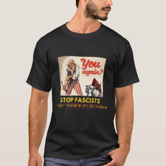 Stop fascisten t-shirt