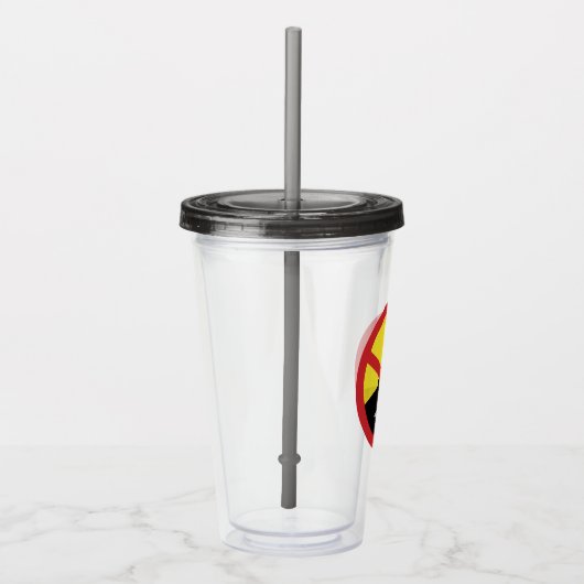 Stop Fracking Acryl Drinkbeker (Rechts)