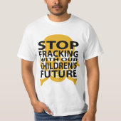Stop fracking Anti-fracking T-shirt (Voorkant)