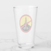 Stop Fracking Glas (Achterkant)