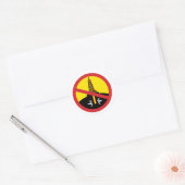 Stop Fracking Ronde Sticker (Envelop)
