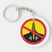 Stop Fracking Sleutelhanger (Voorkant)