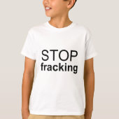 Stop Fracking T-shirt (Voorkant)