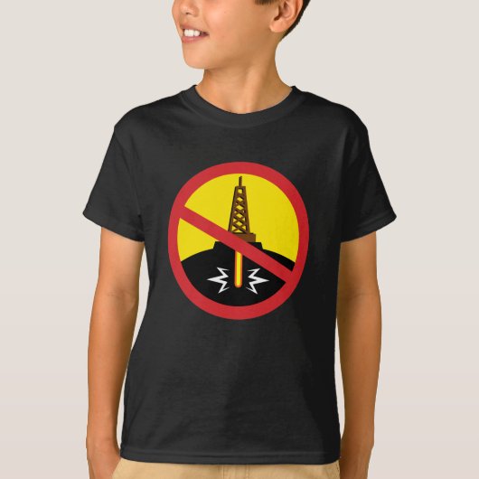 Stop Fracking T-shirt (Voorkant)