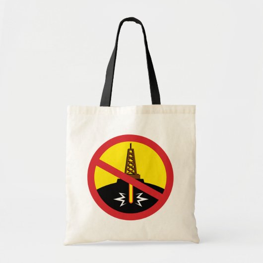 Stop Fracking Tote Bag (Voorkant)