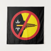 Stop Fracking Wandkleed (Voorkant (horizontaal))