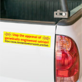 Stop franken vis bumper sticker (Op Truck)