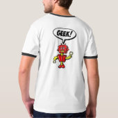 Stop Freakin en houd Geekin T-Shirt (Achterkant volledig)