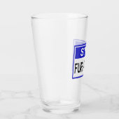 Stop Fur Trade Blue-teken Glas (Rechts)