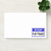 Stop Fur Trade Blue-teken Post-it® Notes (Kantoor)