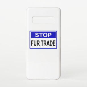 Stop Fur Trade Blue-teken Samsung Galaxy S10 Hoesje