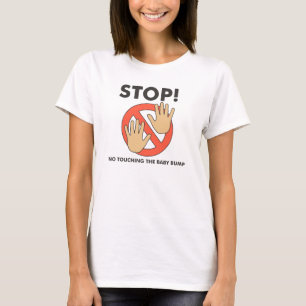 Stop! Geen aanraaksprong T-shirt