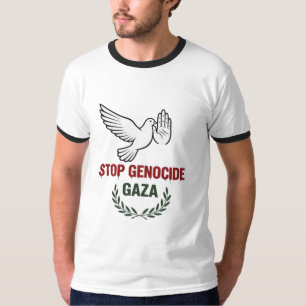 Stop Genocide in Gaza – Vredes- en Humaniteitsbewu T-shirt
