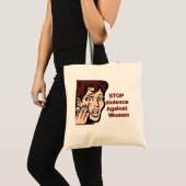 Stop geweld tegen vrouwen tote bag (Voorkant (product))