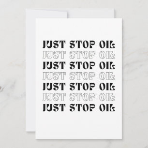 Stop gewoon met olie kaart