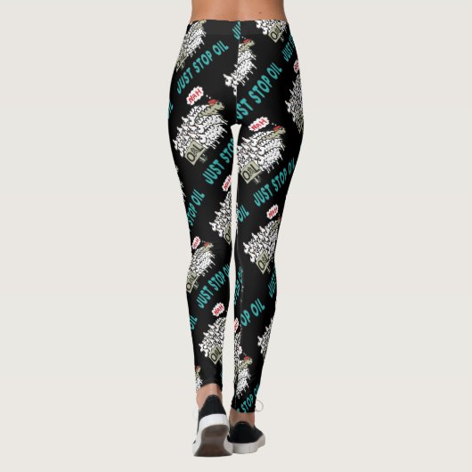 Stop gewoon met olie leggings (Achterkant)