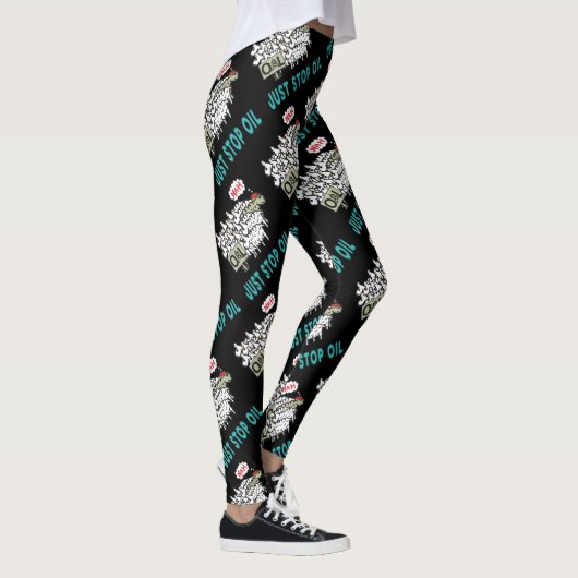Stop gewoon met olie leggings (Rechts)