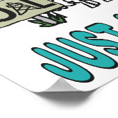 Stop gewoon met olie poster (Hoek)