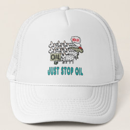 Stop gewoon met olie trucker pet