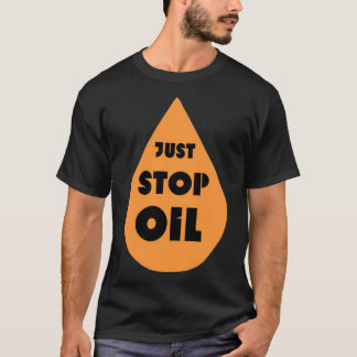 Stop gewoon met oliecampagne t-shirt