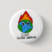 Stop Global Warming Button (Voorkant)