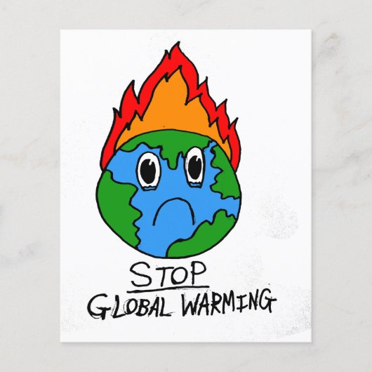Stop Global Warming Flyer (Voorkant)