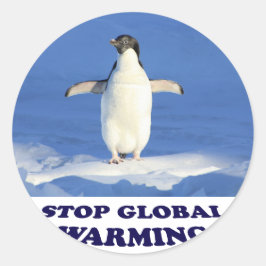 Stop Global Warming vermenigvuldig siroki.png Ronde Sticker