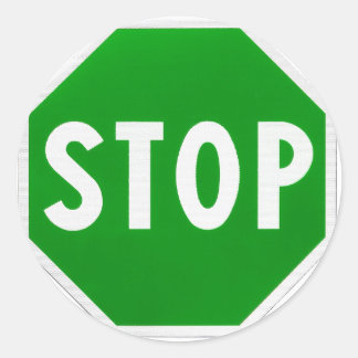 Stop Go Ja Nee Ronde Sticker