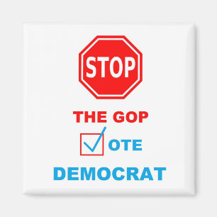 STOP GOP - Sq Magnet